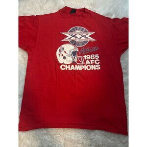 Vintage 1985 New England Patriots AFC Champions Tshirt L
